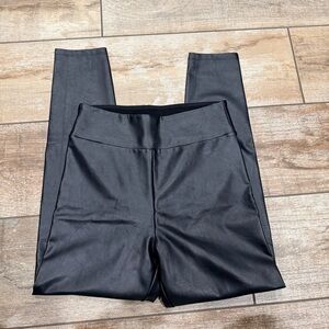 Abercrombie & Fitch | Faux Leather Black Pants